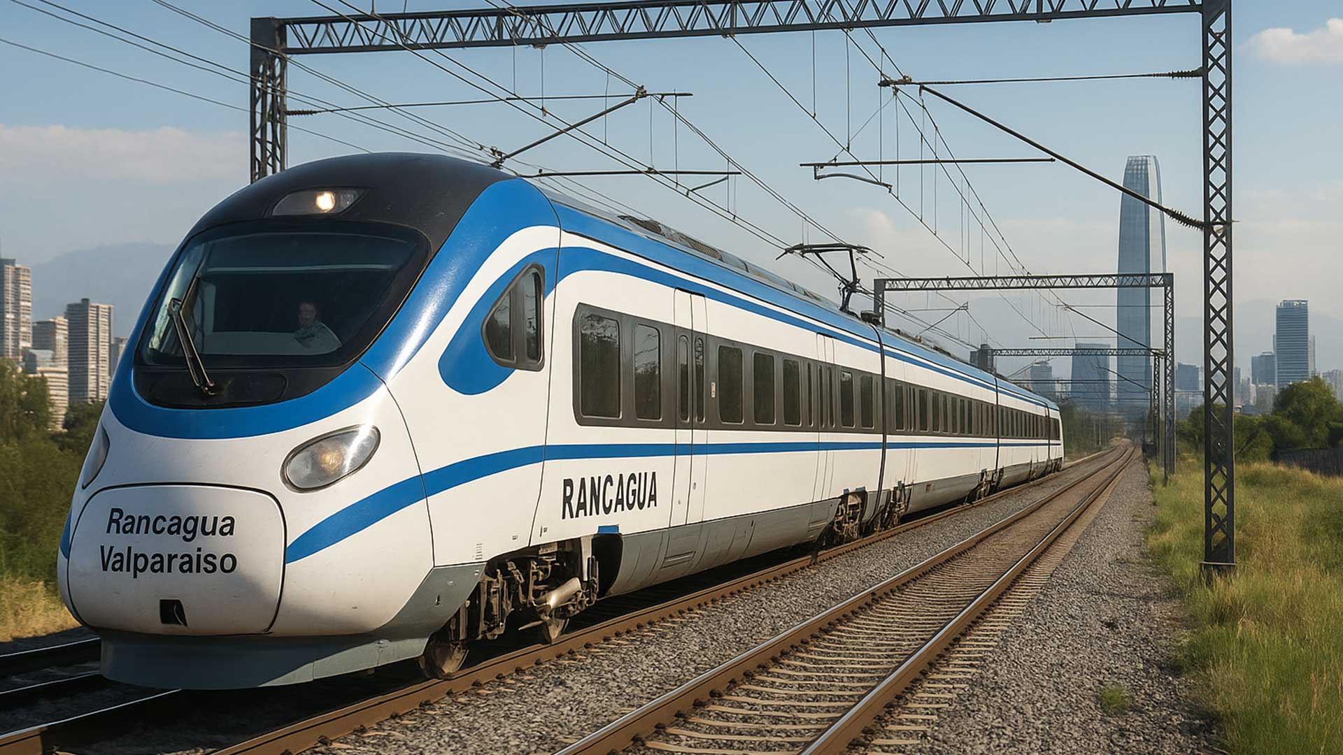 Tren rápido Rancagua–Valparaíso: el nuevo eje ferroviario del Chile Central